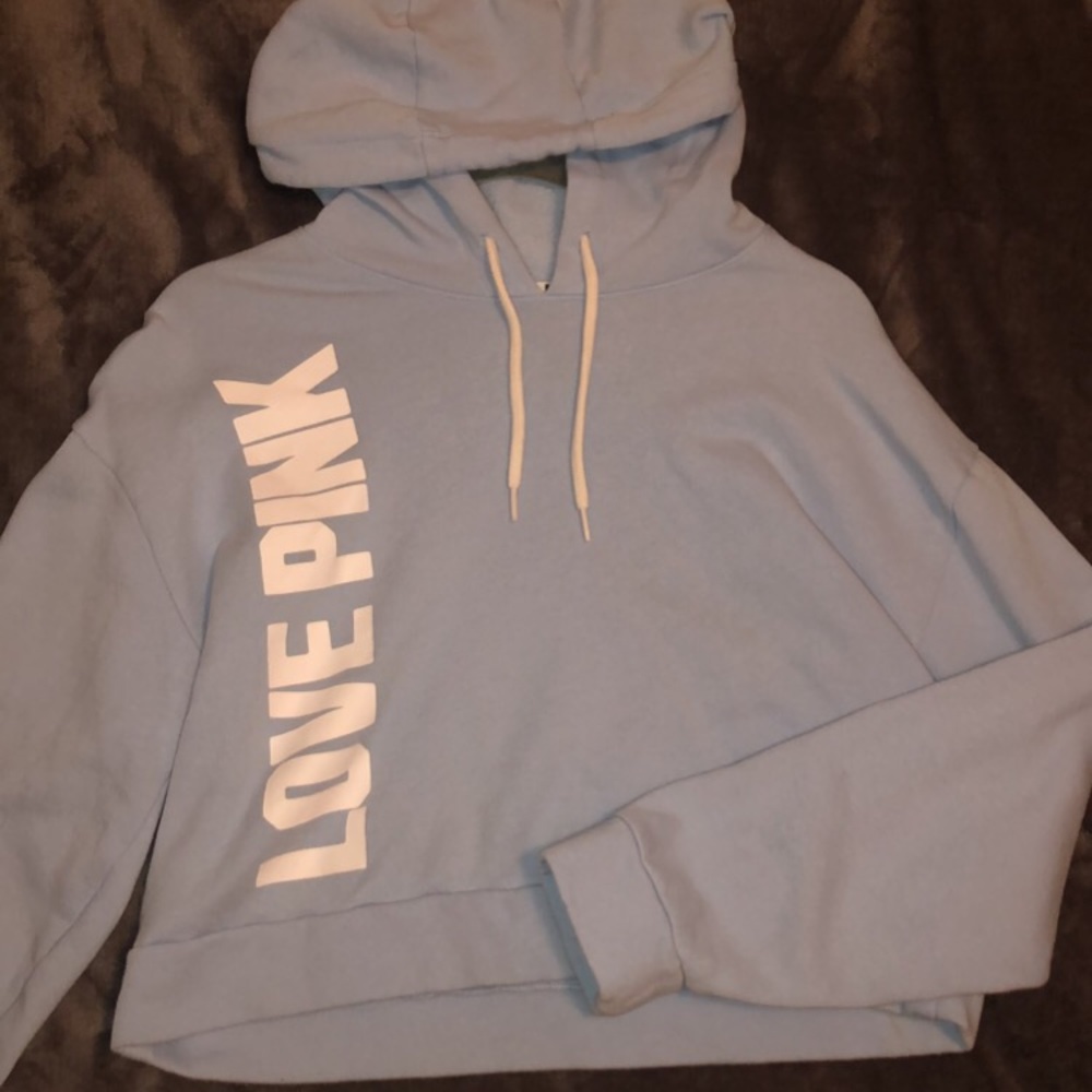 PINK cropped hoodie
